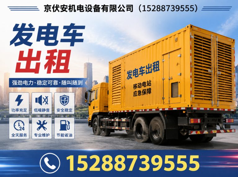 咸宁应急发电机出租展示图